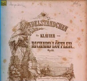 Gondelständchen : für Klavier ; op. 85