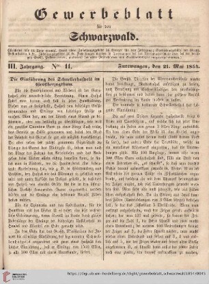 Nro. 11 (21. Mai)
