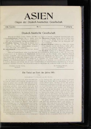 Deutsch-Asiatische Gesellschaft.