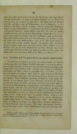 6. Domitian und die guten Kaiser im zweiten Jahrhunderte
