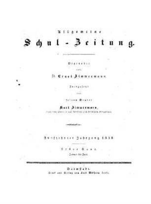 15: Allgemeine Schulzeitung - 15.1838