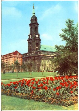 Dresden. Die Kreuzkirche