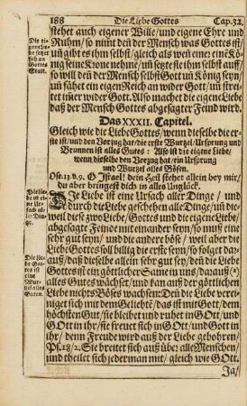 Cap. XXXII. Gleich wie die Liebe Gottes, ...