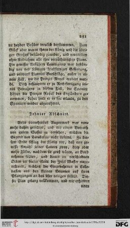 Zehnter Abschnitt
