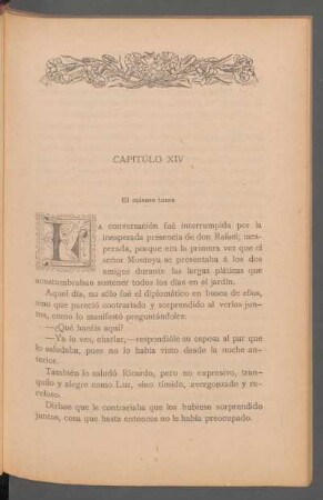 Capítulo XIV - El mismo tema