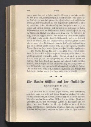 Die Basler Mission auf der Goldküste