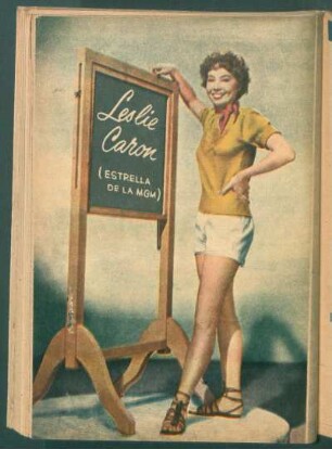 Leslie Caron (estrella de la MGM) - [Fotografía]