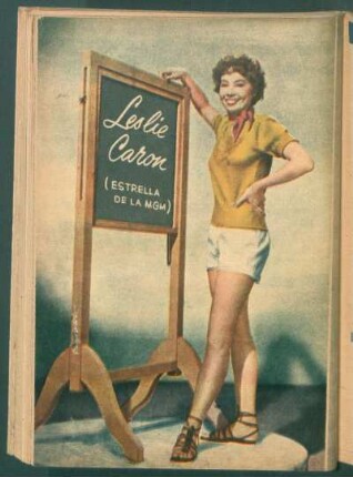 Leslie Caron (estrella de la MGM) - [Fotografía]