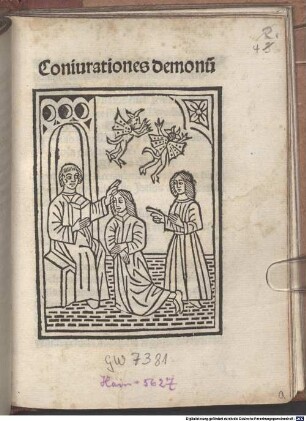 Coniuratio malignorum spirituum in corporibus hominum existentium prout fit in sancto Petro