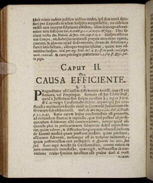 Caput II. De Causa Efficiente.