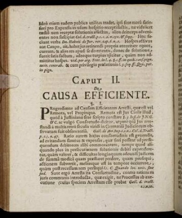 Caput II. De Causa Efficiente.
