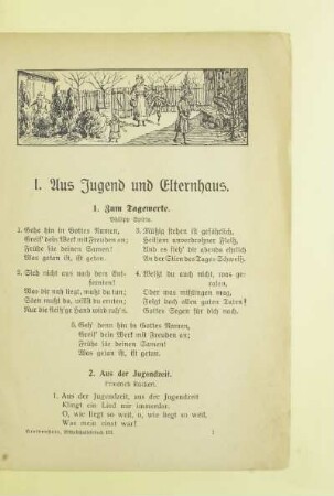 I. Aus Jugend und Elternhaus