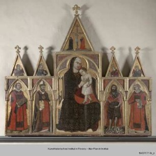 Maria mit Kind und Heiligen