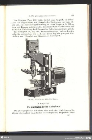 5. Kapitel, Die photographische Aufnahme