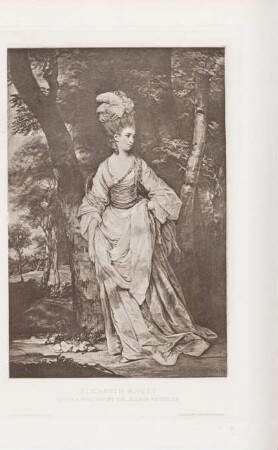 Elizabeth Rivett after a painting by Sir Joshua Reynolds