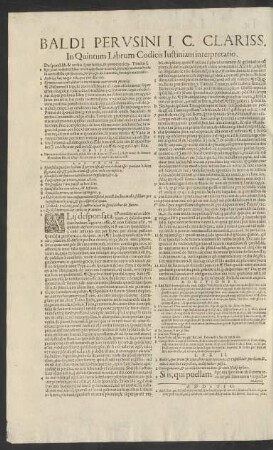 In Quintum Librum Codicis Iustiniani interpretatio.