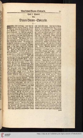 Das X. Capitel. Von denen Brenn-Spiegeln