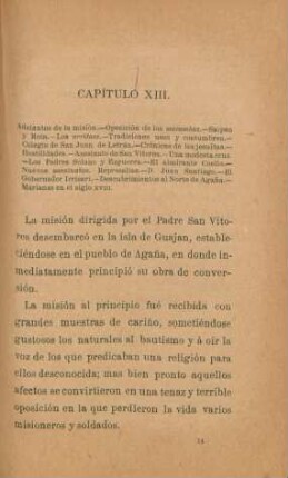 Capítulo XIII. Adelantos de la misión. - ...