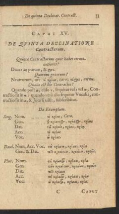 Caput XV. De Quinta Declinatione Contractorum