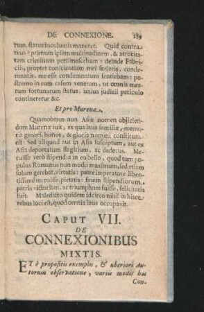 Caput VII. De Connexionibus Mixtis.