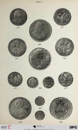 Tafel I-III