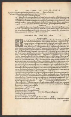 Chiliadis Secundae Centuria VIII