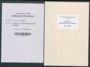 Aufhebung der Dienste im Amte Limberg