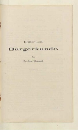 Bürgerkunde