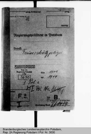 Stellenbesetzung, Beförderungen, Abordnungen und Ausbildung bei der Feuerschutzpolizei