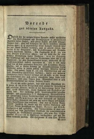 Vorrede zur vierten Ausgabe