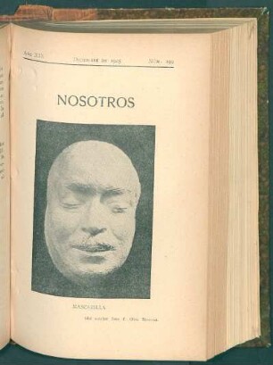 Mascarilla (del escultor Juan C. Oliva Navarro)