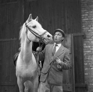 Rückkehr des Turnier- und Reitpferdes "Sultan" nach Karlsruhe.