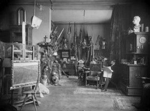 Künstleratelier Wilhelm Trübner (1851-1917), Freilichtmaler