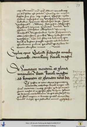 [77r - 122r] Vita Caroli Magni.