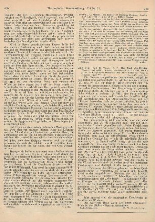 436 [Rezension] Wood, P., Moses. The founder of the preventive Medicine