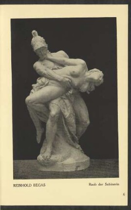 Reinhold Begas. Raub der Sabinerin