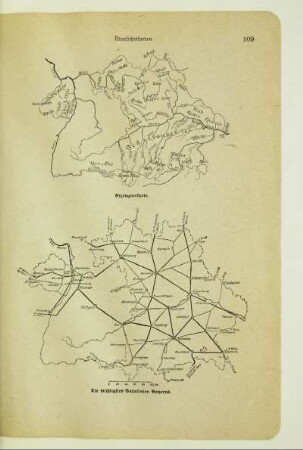 Die wichtigsten Bahnlinien Bayerns