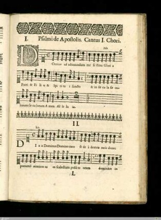 Psalmi de Apostolis in secundis Vesperis.