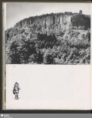 Die „Orgelpfeifen“ des Basaltberges bei Scheibenberg