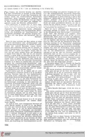 N.F. 12.1932: Nocheinmal: Differenzieren