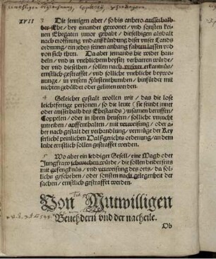 Von Mutwilligen Beuehdern und der nacheile