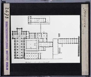 Priverno, Kloster Fossanova : Grundriss