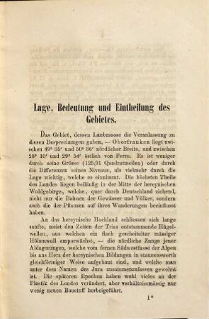Die Laubmoose Oberfrankens : Beiträge zur Pflanzengeographie und Systematik und zur Theorie vom Ursprunge der Arten