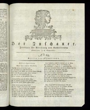 No. 69 - 9. Juni 1821