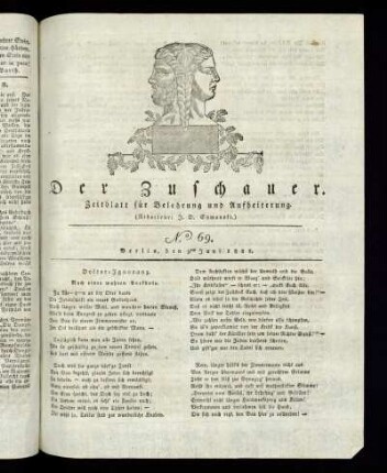 No. 69 - 9. Juni 1821