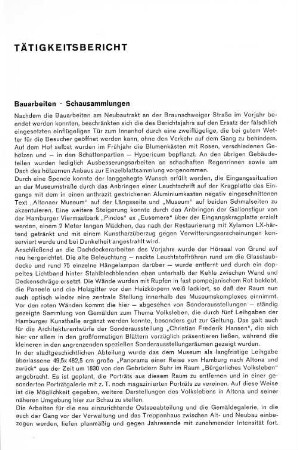 Bauarbeiten - Schausammlungen