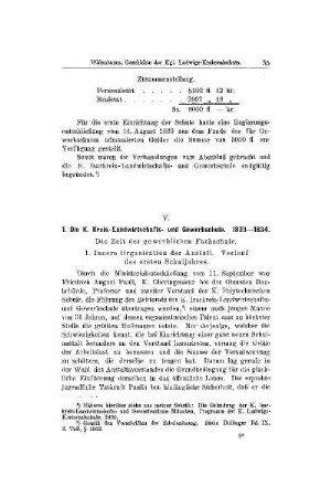 Die K. Kreis-Landwirtschafts- und Gewerbsschule : 1833-1834 ; [Geschichte der Kgl. Ludwigs-Kreisrealschule in München]