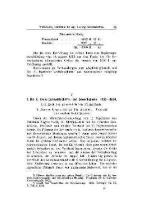 Die K. Kreis-Landwirtschafts- und Gewerbsschule : 1833-1834 ; [Geschichte der Kgl. Ludwigs-Kreisrealschule in München]
