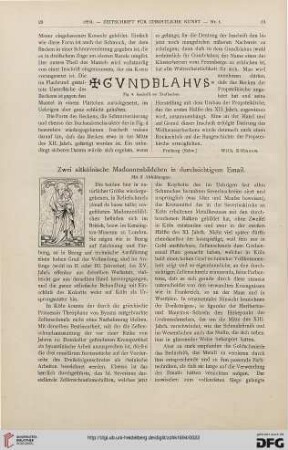 Zwei altkölnische Madonnenbildchen in durchsichtigem Email