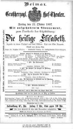 Die heilige Elisabeth